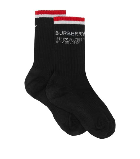 burberry logo socks outfit|burberry socks 3 pack.